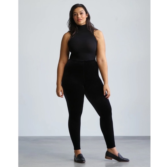 NWT COMMANDO Black Velvet Leggings - Picture 2 of 8